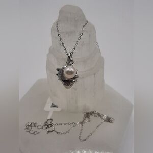 N4 Sterling Silver Shell Necklace- Charmed Aroma